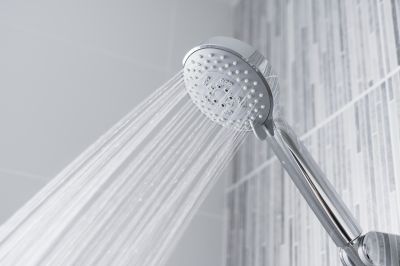 Dual Shower Heads in Modern Setup